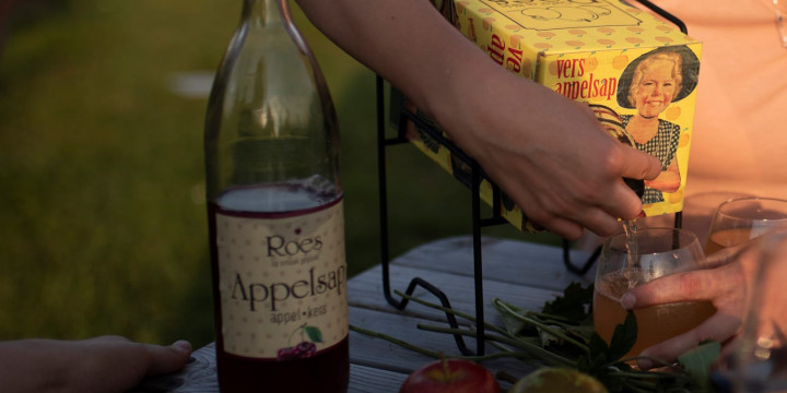 Appelen Roes Appelsap Tappen